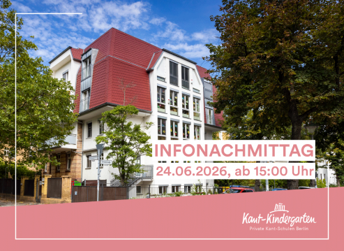 Einladung zum Infonachmittag im Kant-Kindergarten Grunewaldstraße